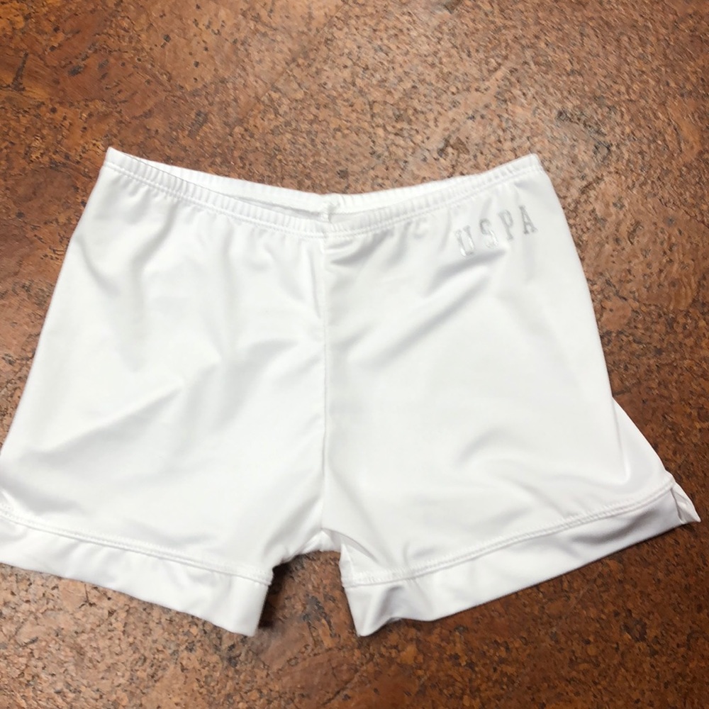 U. S. Polo Assn. white girl shorts size Small